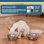 Lightweight Stainless Steel Dog Bowls - 6 Cup, 2 Pack - Image 5