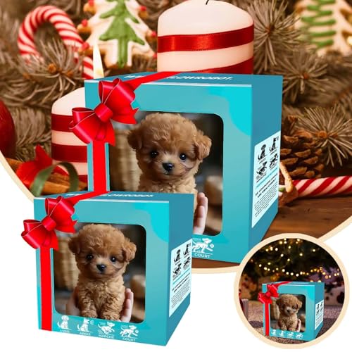 Simulierter Roboter Haustier Hund Spielzeug Kinder Realistischer Welpenroboter Mein Roboterpuppy Niedlich Komfortable Touch Kreative Tier Plüschtiere Das Gehen und Bellen Geschenk Für Erwachsene