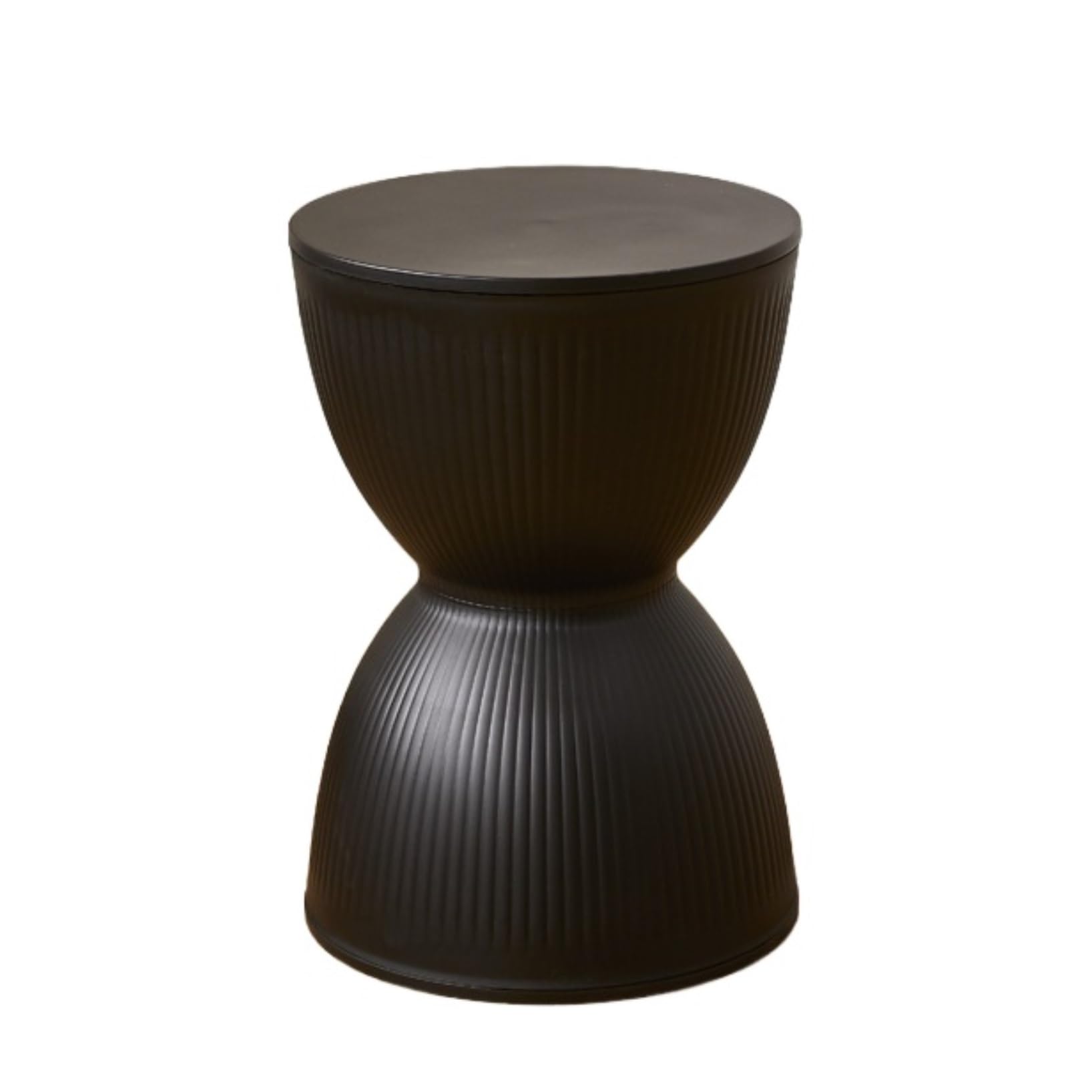 Sgabello Sgabello rotondo in plastica Sgabello basso semplice e alla moda Sgabello for cambio scarpe semplice e moderno Piccolo sgabello for la casa per Soggiorno Ingresso Ufficio ( Color : Schwarz ,