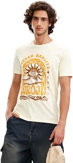 WROGN Men's 180 GSM Pure Cotton T-Shirt | Zen Graphic Print | Slim Fit Price In India