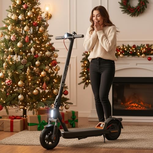 MEGAWHEELS Electric Scooter 350W, 10in Tires, 19 Mi Range