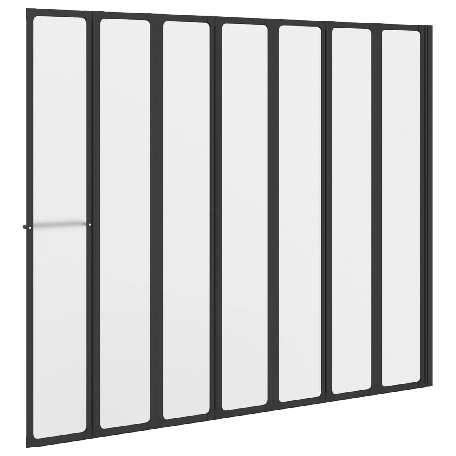 Mampara de ducha plegable de aluminio, 168 x 140 cm, antisalpicaduras para bañera, diseño que ahorra espacio