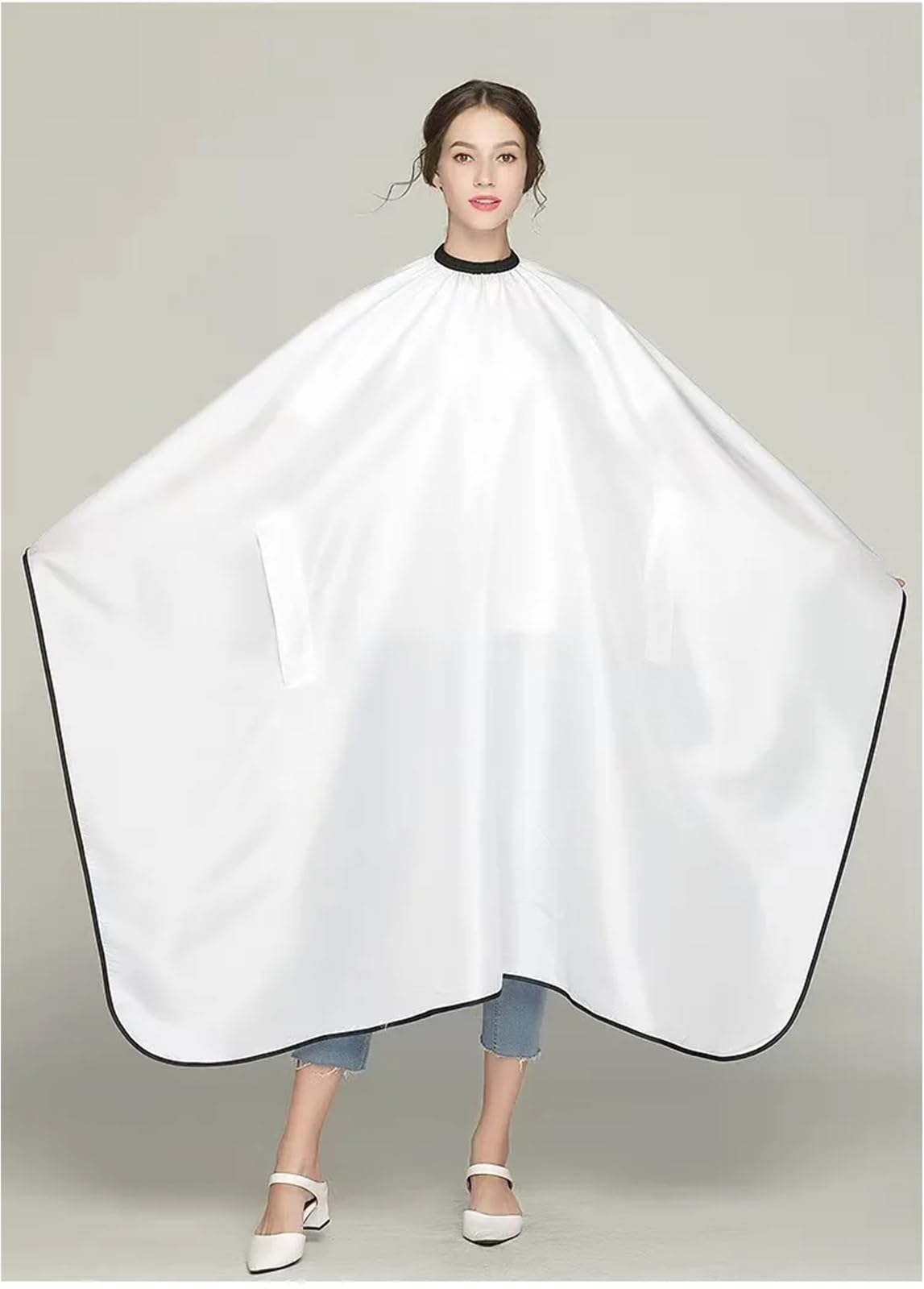 Capa de corte de pelo for salón profesional, bata de tela for peluquería, delantal de peluquería impermeable, capas for corte de pelo, 3 uds.