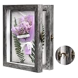 ArtbyHannah 8x10 Front Opening Shadow Box Frames Display Case for Memorabilia Awards Keepsakes Bouqu