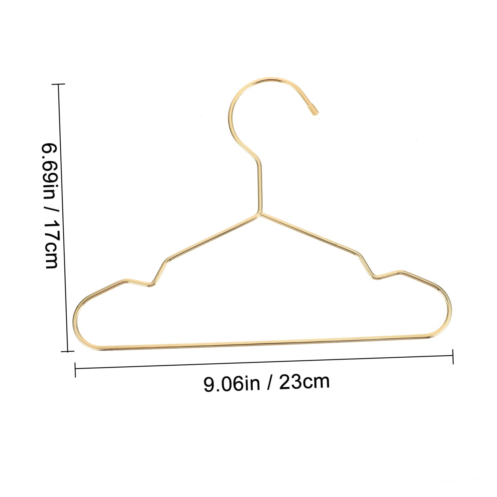 HOLIDYOYO 3Pcs Dog Clothes Hangers Durable Iron Pet Garment Storage Hangers for Organizing Pet Apparel for Home Pet Supplies Finish Thickness