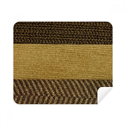 Chiffon de nettoyage lunettes écran téléphone suede tissu microfibre marron 2Pcs