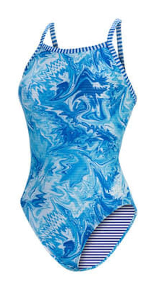 DolfinUglies Women's One Piece Swimsuit - Athletic V-Back Training Swimsuit
