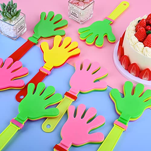 Vaipi 32 Pack Hand Clappers Noisemakers Bulk Party Favors Plastic Clapping Hands Noise Makers Giant Hand Shaped Clapper Funny Party Horns For Sporting Events,New Years, Fiesta Supplies (9.45 Inch) #TOP1