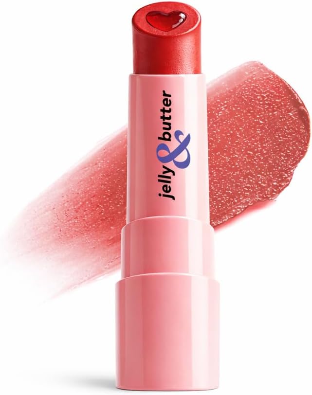 Blue Heaven Jelly & Butter SPF 50 Lip Balm infused with Jojoba Oil, Shea Butter + Vitamin E, smoothens Dry & Chapped Lips, Fades Pigmentation, Soften & Smoothes Plums Lips, Light Red, 3g