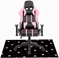Tapete Gamer De Proteção Para Piso Coração Pattern
