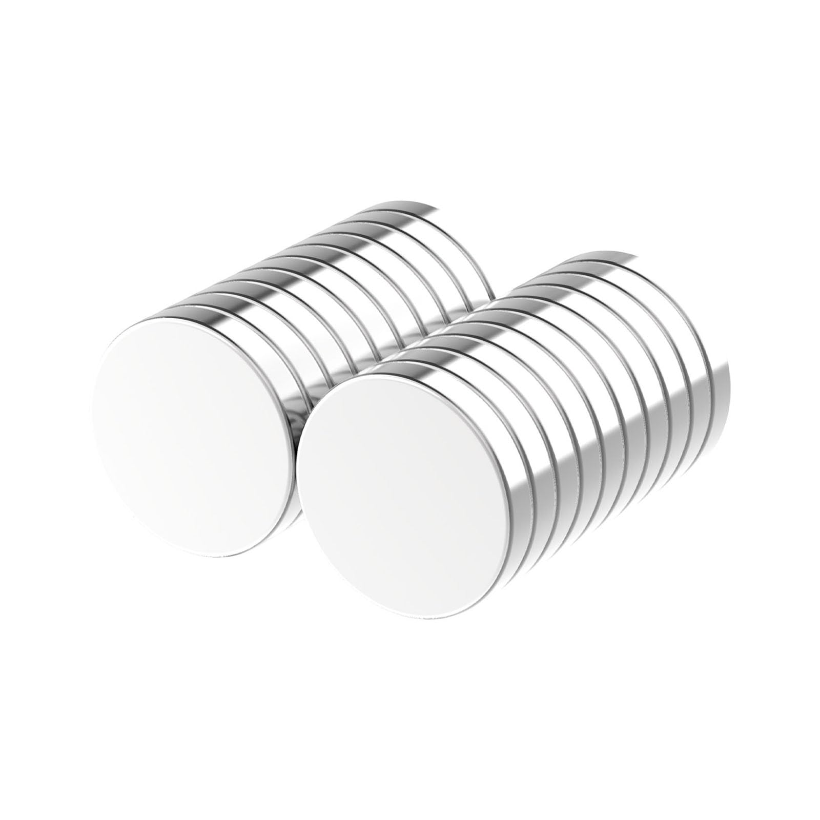 N52-3/4 D x 1/8" H - 20 Pack, Strong Neodymium Disc Magnet, Powerful Rare Earth Craft Magnets, Round Fridge Magnets, Refrigerator Magnet for Whiteboard, Locker, DIY Building Scientific