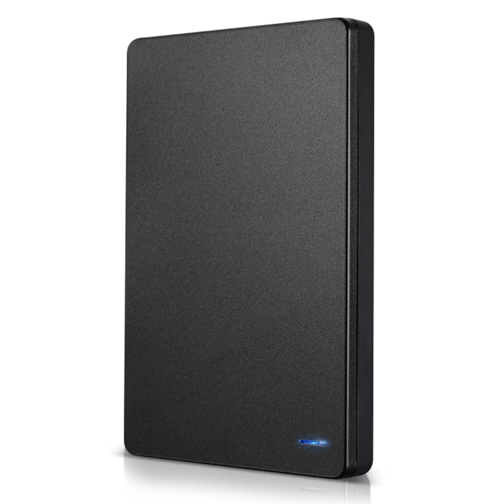 Jimenez Disco Duro Móvil Externo High USB 3.0 1TB Almacenamiento Disco Duro Portátil para Computadora Portátil PC de Escritorio Negro