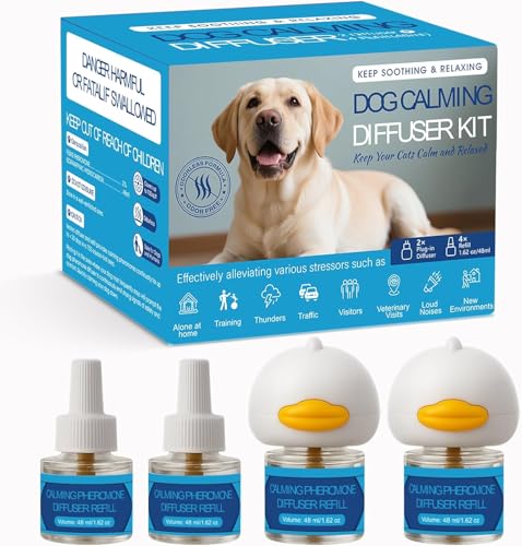 Dog Calming Pheromones Diffuser 6 in 1 Kit Appeasing Pheromone Di...