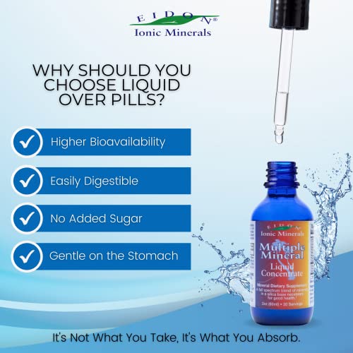 Eidon Ionic Minerals 328260 Eidon Multiple Minerals Supplement - Ionic Trace Mineral Drops For Water, Natural Liquid Vitamins To Support Heart Health And Hydration thumb #2