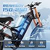 eAhora Romeo Pro 3 (2025 Launch) 5600W Electric Bike for Adults, 60V/80AH 200+Miles Long Range Ebike, 50Mph Dual Motors Ebike, 26 * 4.0" Fat Tire Electric Mountain Bike Gray+Rack #3