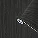 Venilia 54913 - Pellicola adesiva Perfect Fix Black Wood, per mobili, carta da parati, in PVC, senza ftalati, senza bolle d'aria, effetto legno naturale scuro, spessore 0,15 mm