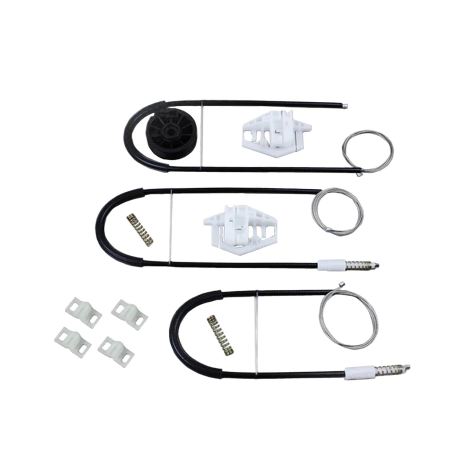 GICOXD for Megane II 2/3 2002-2009 Window Regulator Clip Set Coupe Door Repair KIT Front-Left Window Regulator Bracket