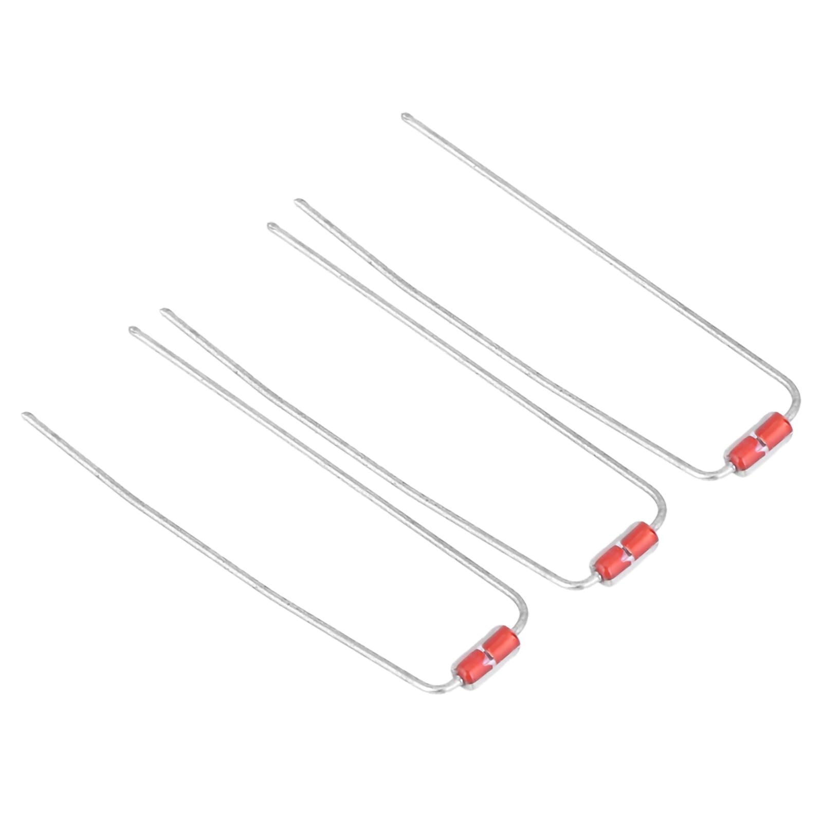 High Sensitivity 10pcs MF58 Thermistor, Thermistors for Electrical Equipment, 1% Accuracy Thermal Resistors for Wide Operating Temperature Range (10K)