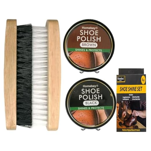 Traditional 4pc Shoe Polish Brush Set