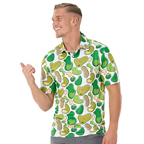 Image of Royal & Awesome Funny Golf Shirts for Men, Mens Golf Shirt, Crazy Golf Shirts for Men, Fun Golf Polos for Men, Mens Polo Golf