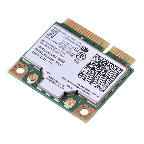 Placa de rede Mini PCI-E 2.4G/5G de dupla frequência - Adaptador 802.11a/b/g/n baseado em padrões IE