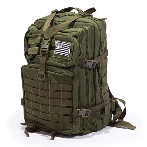 Mochila táctica 50L para supervivencia color verde miniatura 2