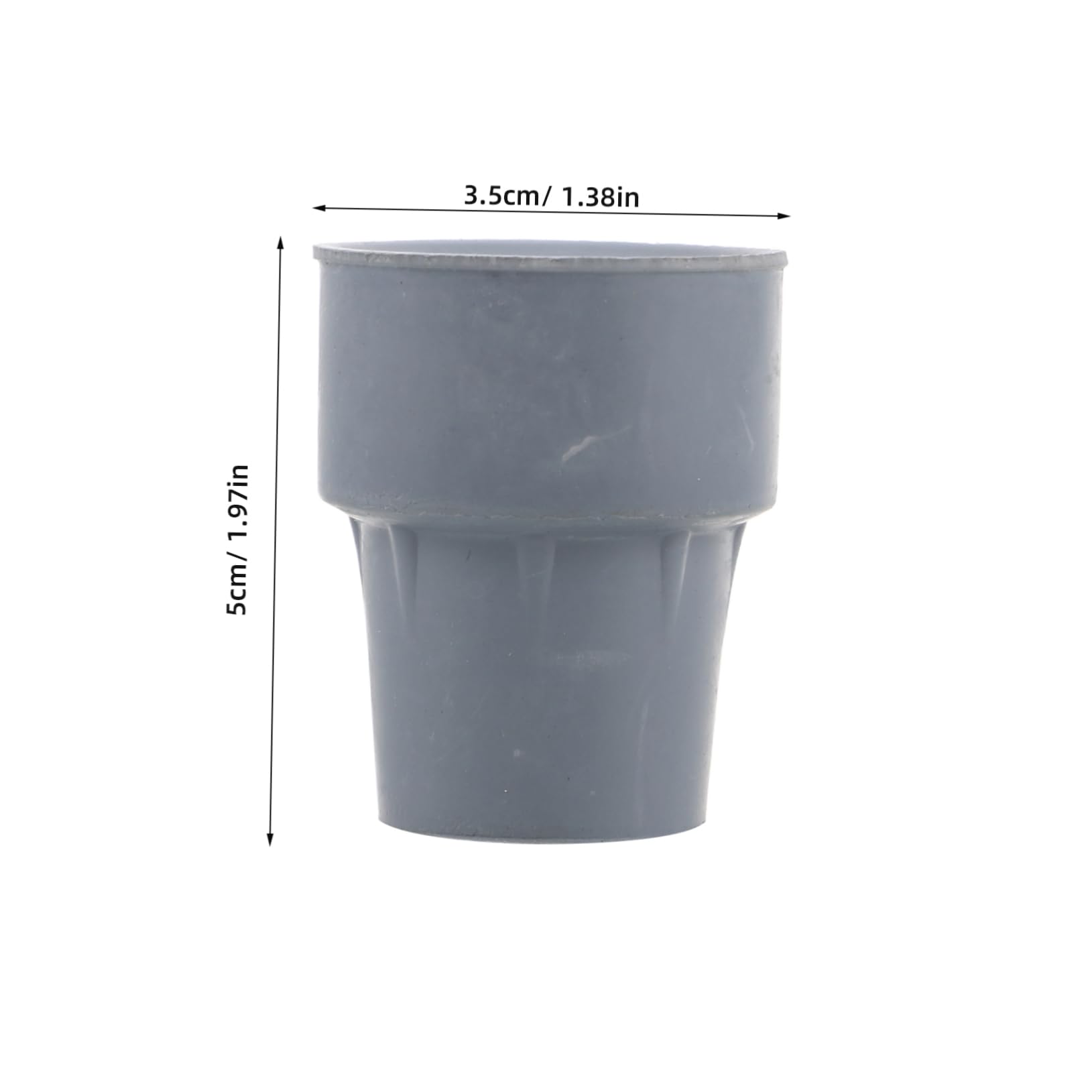 BESTonZON Anti-Slip Cane Tips Crutch Pads for Walking Sticks Senior Walking Stick Bottom Caps Hiking Protectors Easy Install Medical Accessories