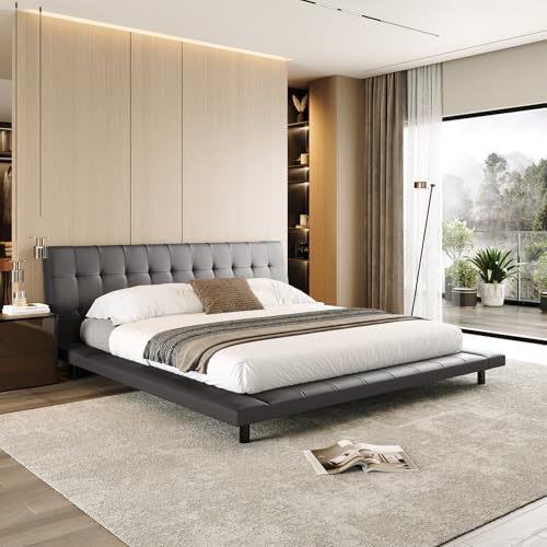 Image of Wakefit Somora King Size Non Storage Upholstered Bed