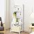 Tangkula 4-Tier Ladder Shelf Bookcase Leaning Free Standing Wooden Frame Decor Bookshelf Storage Flower Shelf Plant Display Shelf for Home Office (White, 2)