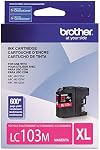 Brother Véritable LC1032PKS Cartouche d'encre noire standard (2), Cartouches de remplacement d'encre originales, encre pour Brother Imprimantes jet d'encre MFC-J6520DW, MFC-J6720DW et plus encore