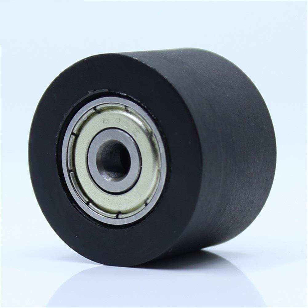 JIYAMI'EN EL-ZHOU PU 635 de cojinete 5x30x30mm del Eje de 5 mm Puertas correderas de Rodillos con 2 Cojinetes de Poliuretano Guiding Wheel Rodillo de Arrastre (Size : 6Pcs)
