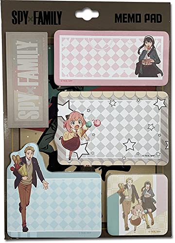 Mémos Spy X Family Forger Family Daily pour organiser votre bureau au quotidien