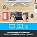 immagine 2Logitech MK850 Kit Tastiera e Mouse Wireless Multidispositivo, Wireless e Bluetooth 2.4 GHz, 12 ‎Tasti Programmabili, Durata Batteria di 3 Anni, PC/Mac, Layout Italiano QWERTY, Nero
