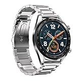 Esta es solo la correa del reloj, no con el reloj, tenga en cuenta. Diseño Sofisticado : muñeca 165mm-270mm, para 22mm pulsera Huawei GT
