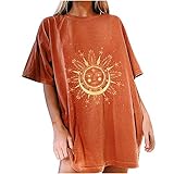 Pullover Langarmshirt Herbst Winter T-Shirt Bluse Tops Damen Pullover Langarmshirts Rundhals Sweatshirt Casual Graphic Oberteil Bluse Shirt Damen T-Shirt Langarm-Sweatshirt Einfarbig Beiläufig Blusen Tunika Tops Damen Lose Asymmetrisch Jumper Sweatshirt Pullover Bluse Oberteile Oversize Tops T-Shirt Damen V Ausschnitt