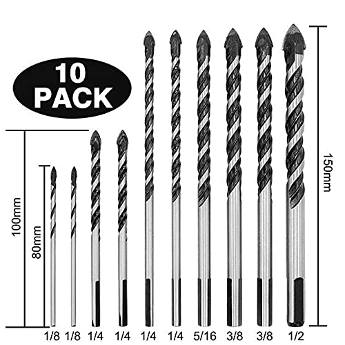 Brocas para taladro de mano, set de 10 piezas miniatura 3