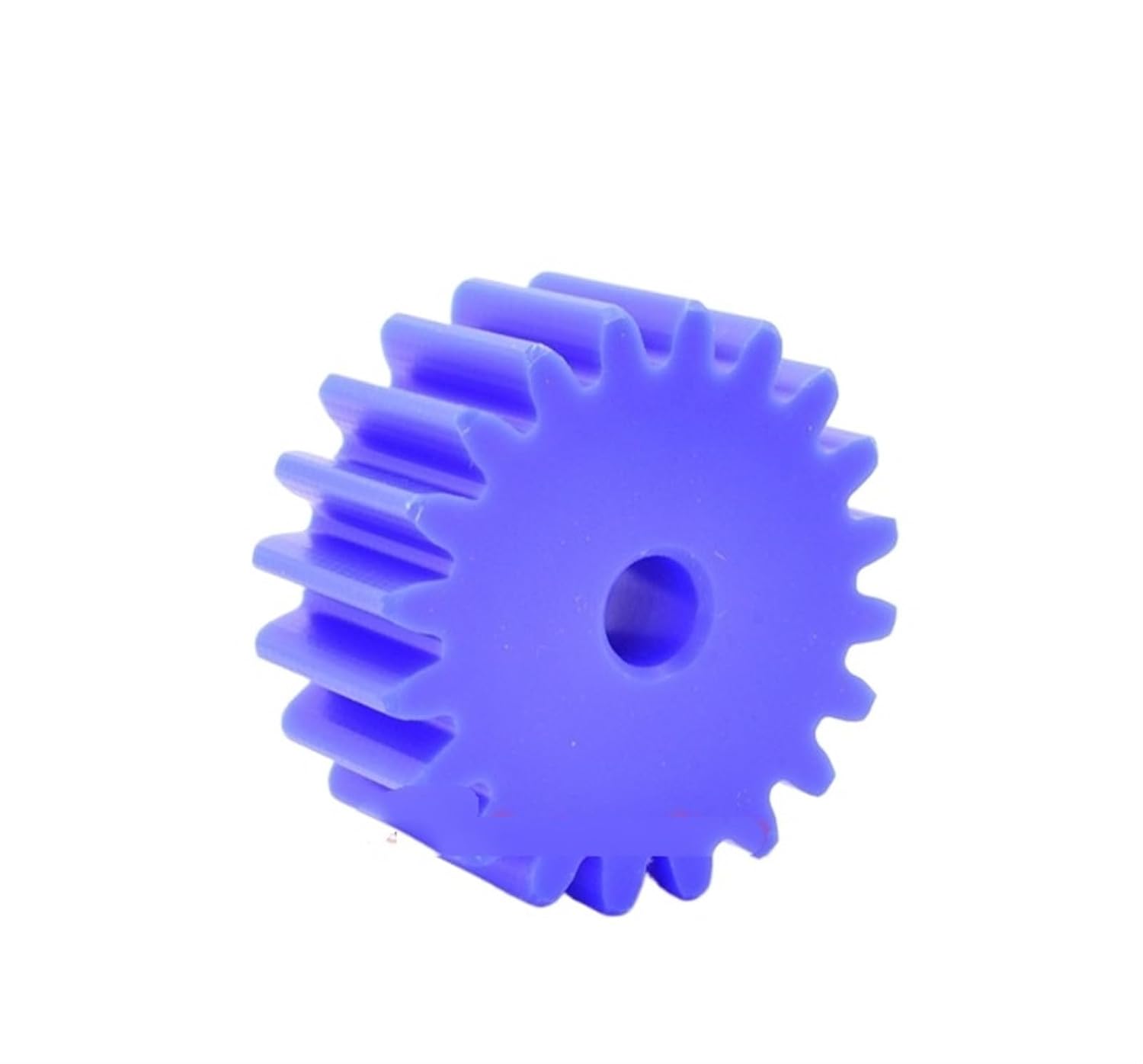 High Precision Motor Spur Gear 1pcs 1.5M Blue Nylon Spur Gear 12 13 14 15 16 17 18 19 20 21 22 23 24 25 26 27Teeth Plastic Flat Cylindrical Drive Gears(22 Teeth (Bore 6mm))