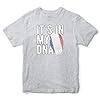 Purple Print House Français Flag Kids T Shirt France Its in My DNA Boys Girls French Football World Top Tee, 2-3 Years, Black #4