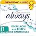 Produktbild Always Ultra Binden Damen Gr. 1, Cotton Protection Normal, 66 Damenbinden mit Flügeln (3 x 22 Stück), Monatspaket, ultradünn und super absorbierend