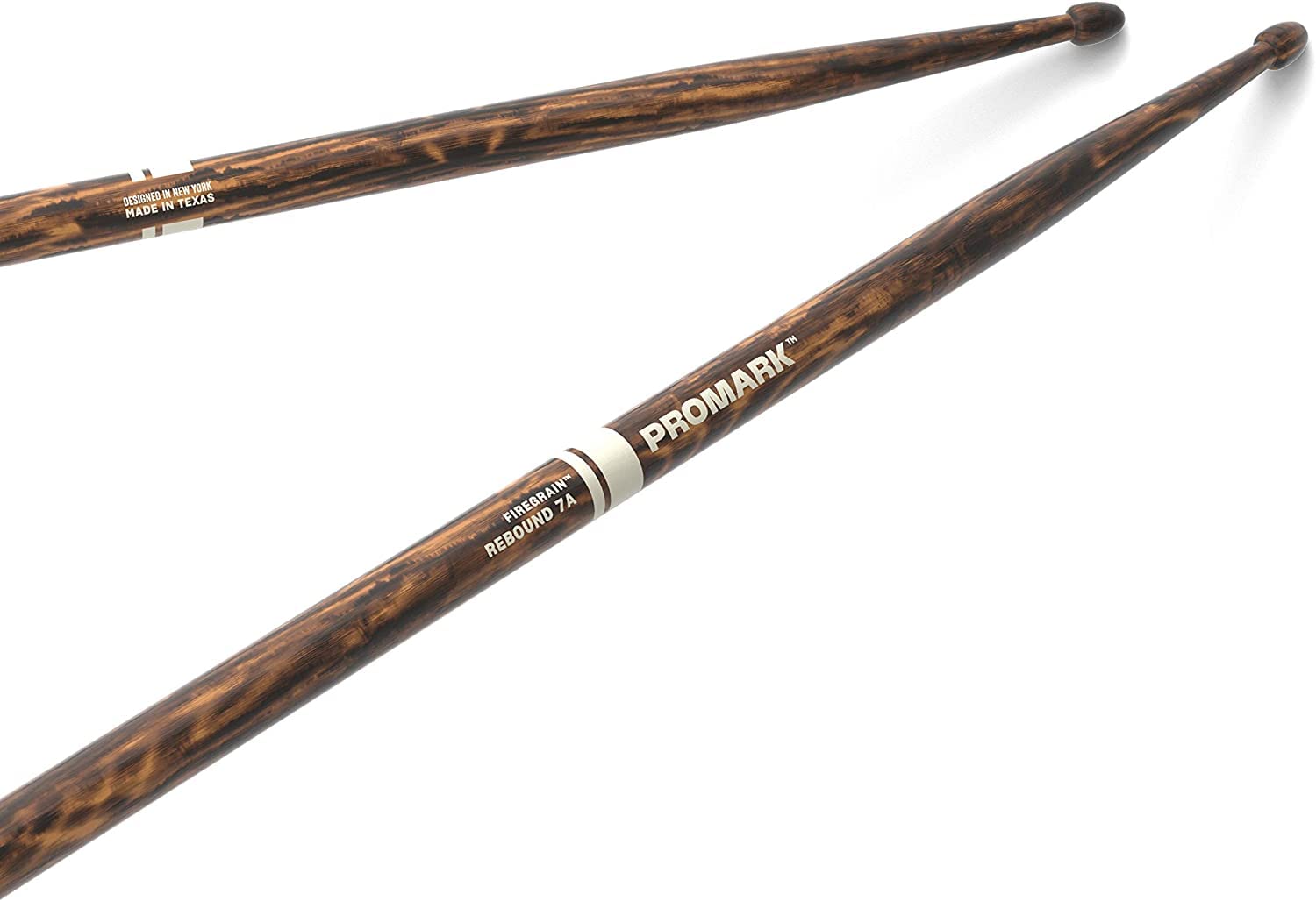 Pro Mark FireGrain Rebound 7A Hickory Drumstick. Acorn Wood Tip