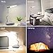 KK.BOL Solar Desk Lamp Three Levels Dimmable Led Table Lamp for Reading Bedside Light Night Light