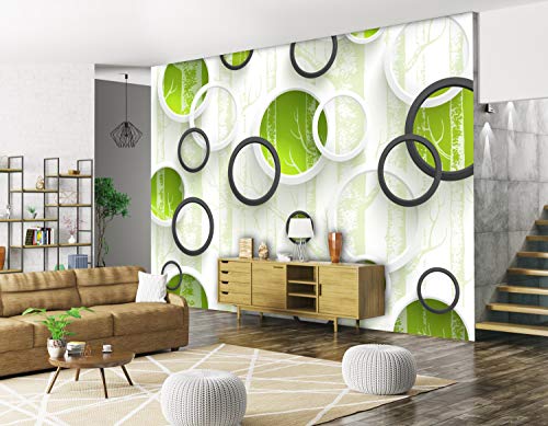 Wandmotiv24 Foto Murale Albero verde XL 350 x 245