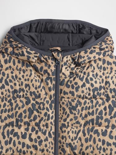 Image of GAP Girls' Logo Lightweight Puffer Jacket