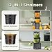 Canoly 3-in-1 Entsafter Slow Juicer mit 6 Zoll Großer Einfüllschacht