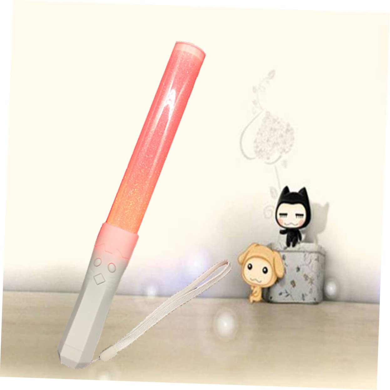 VICASKY 2pcs 15 Led Glow Sticks Bulk 15 Colors Flashing Light Sticks for Camping Party Concert Wedding Emergency