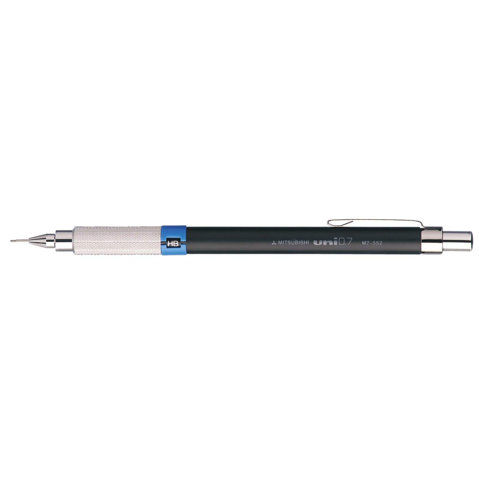 uni-ball - Uni Mitsubishi Pencil - Porte Mines Premium M552 Rechargeables - Dessin Technique - Avec Gradation Réglable et Gomme - Mine NanoDia - Lot Assorti de 4-0,3mm + 0,5mm + 0,7mm + 0,9mm