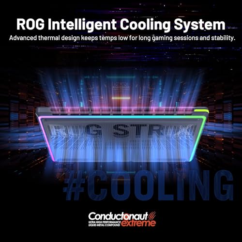 Image of ASUS ROG Strix G18 18 inch 144Hz WUXGA Gaming Laptop, Intel i9-14900HX, 32GB RAM, 2TB Storage (1TB SSD&1TB Docking Station), GeForce RTX 5070, 4-Zone RGB Backilit Keyboard, FHD IR Camera, Win 11 Pro, Gray