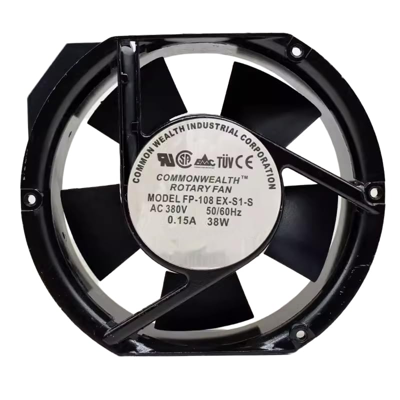 Ventilateur de refroidissement 38W FP-108EX-S1-S AC 380V à fort débit d'air pour armoires