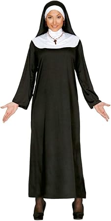 Horror-Shop Costume Suora 2 Pz. L : Amazon.it: Abbigliamento