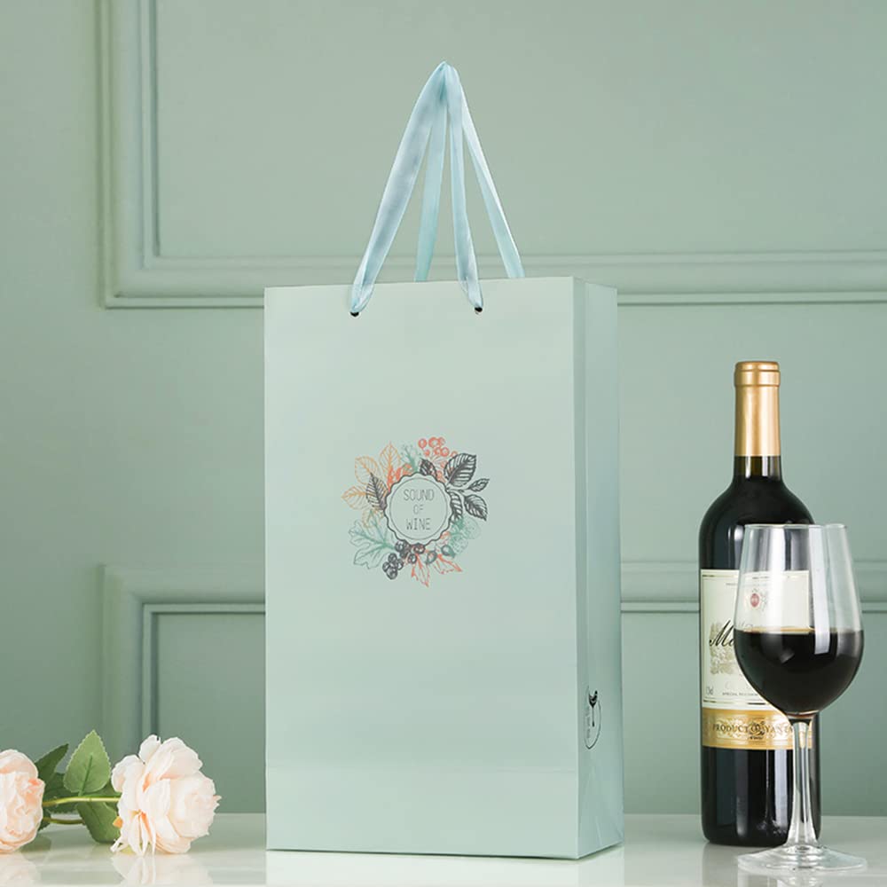 Amazon | 5枚入 ワイン入れバッグ ワイン用 紙袋 手提げ袋